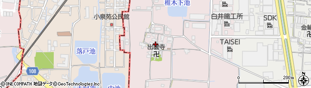 奈良県大和郡山市椎木町67周辺の地図