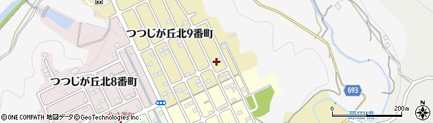 三重県名張市つつじが丘北９番町38周辺の地図