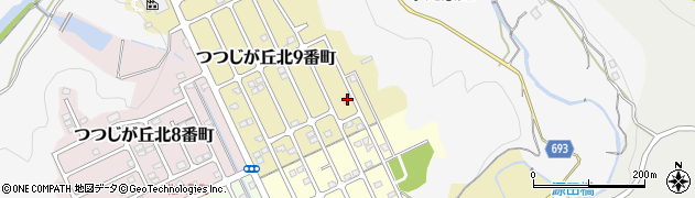 三重県名張市つつじが丘北９番町58周辺の地図