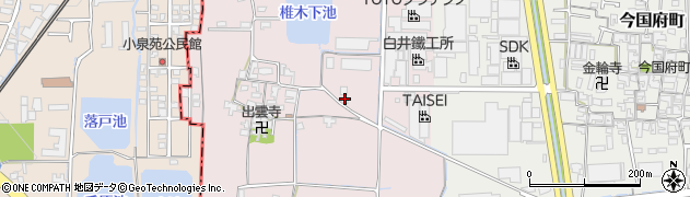 奈良県大和郡山市椎木町274周辺の地図