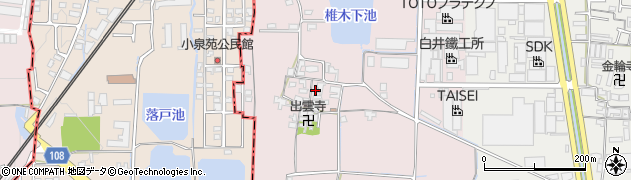 奈良県大和郡山市椎木町55周辺の地図