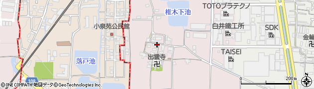 奈良県大和郡山市椎木町53周辺の地図