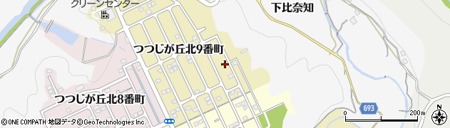 三重県名張市つつじが丘北９番町55周辺の地図