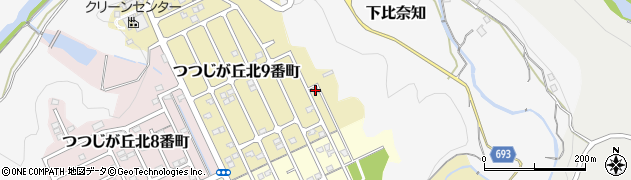 三重県名張市つつじが丘北９番町7周辺の地図