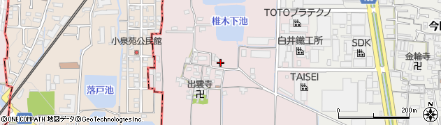 奈良県大和郡山市椎木町48周辺の地図