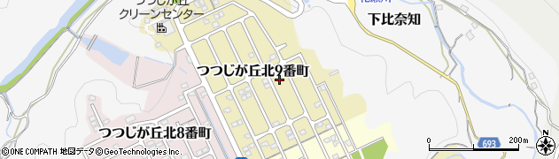 三重県名張市つつじが丘北９番町68周辺の地図