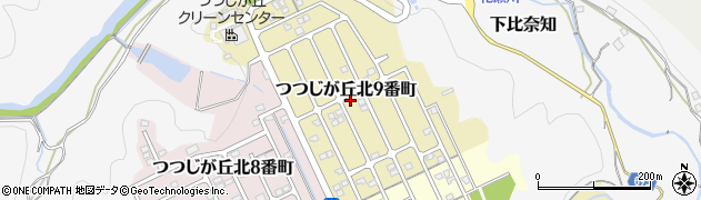 三重県名張市つつじが丘北９番町90周辺の地図