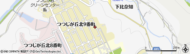 三重県名張市つつじが丘北９番町53周辺の地図