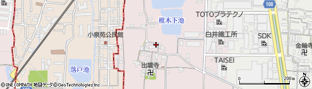 奈良県大和郡山市椎木町51周辺の地図