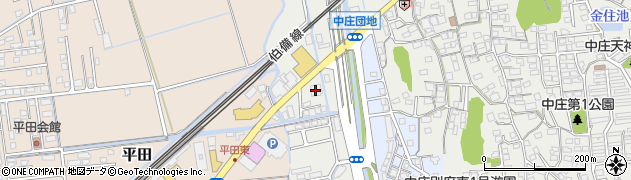 おかやま信用金庫中庄支店周辺の地図