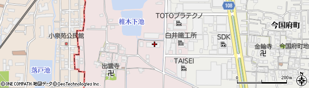 奈良県大和郡山市椎木町283周辺の地図