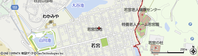 岡山県都窪郡早島町若宮周辺の地図