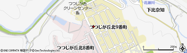 三重県名張市つつじが丘北９番町206周辺の地図