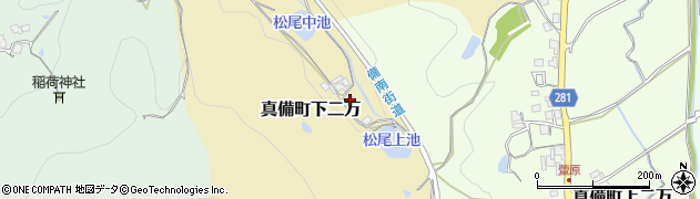 岡山県倉敷市真備町下二万2511周辺の地図