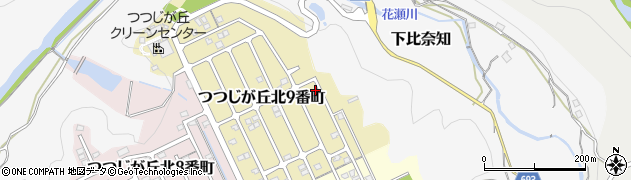 三重県名張市つつじが丘北９番町50周辺の地図