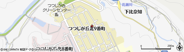 三重県名張市つつじが丘北９番町145周辺の地図