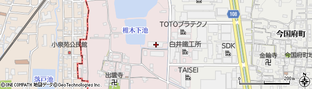 奈良県大和郡山市椎木町290周辺の地図
