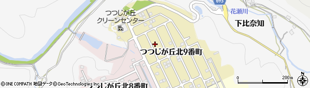 三重県名張市つつじが丘北９番町187周辺の地図