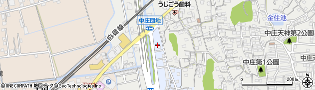 岡山県倉敷市中庄団地1周辺の地図
