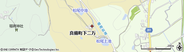 岡山県倉敷市真備町下二万2516周辺の地図