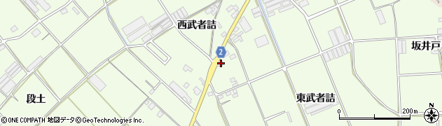 愛知県田原市保美町東武者詰111周辺の地図