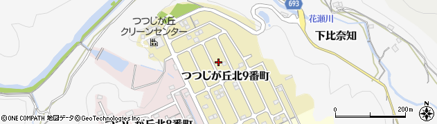 三重県名張市つつじが丘北９番町166周辺の地図