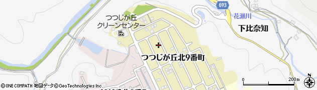 三重県名張市つつじが丘北９番町195周辺の地図