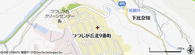 三重県名張市つつじが丘北９番町158周辺の地図