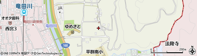 奈良県平群町（生駒郡）椿井周辺の地図
