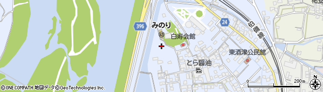 岡山県倉敷市酒津周辺の地図