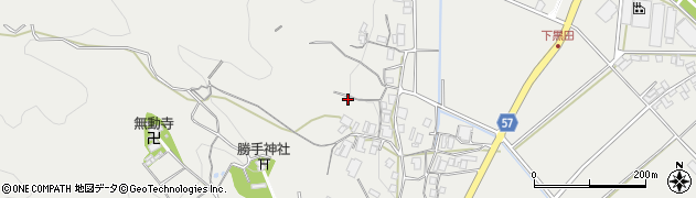 三重県名張市黒田1835周辺の地図