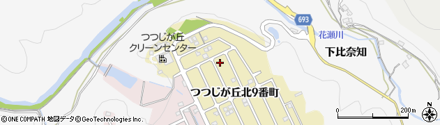 三重県名張市つつじが丘北９番町170周辺の地図