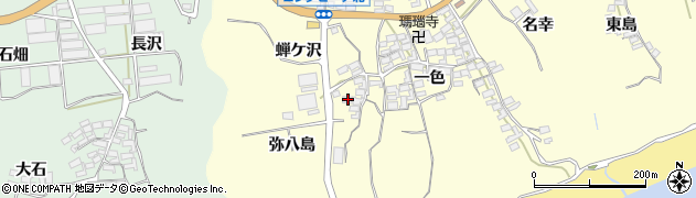 愛知県田原市高松町弥八島22周辺の地図