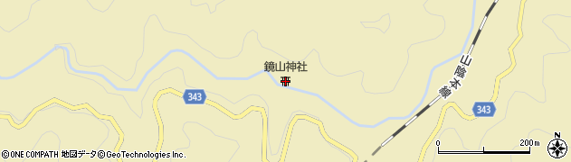 鏡山神社周辺の地図