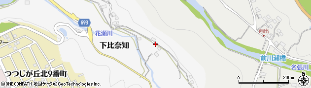 三重県名張市下比奈知296周辺の地図