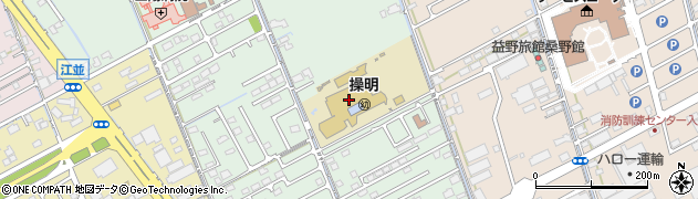岡山市立操明小学校周辺の地図