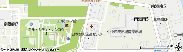 伊藤ハムミート販売西株式会社　大阪営業所周辺の地図