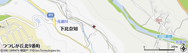 三重県名張市下比奈知297周辺の地図