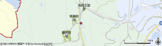 千手弘法寺前周辺の地図