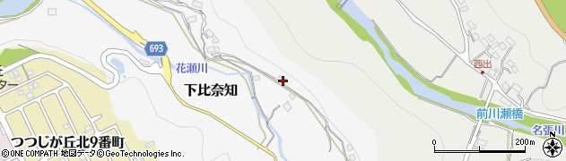三重県名張市下比奈知298周辺の地図