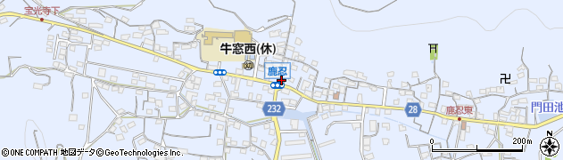 鹿忍郵便局周辺の地図