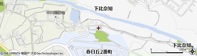 三重県名張市下比奈知1100周辺の地図