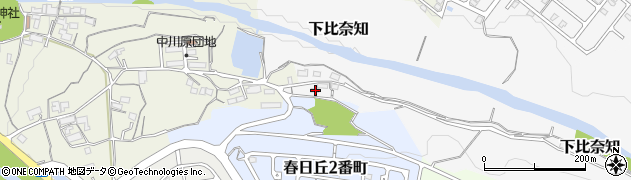 三重県名張市下比奈知1099周辺の地図
