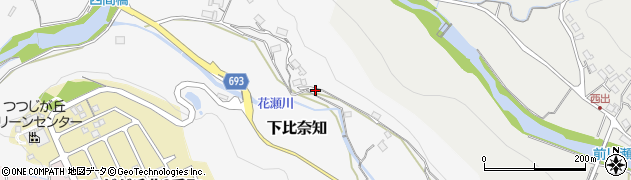 三重県名張市下比奈知303周辺の地図
