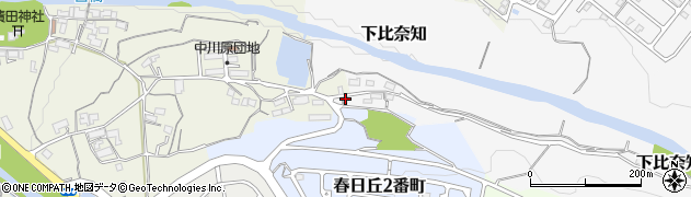 三重県名張市下比奈知1910周辺の地図