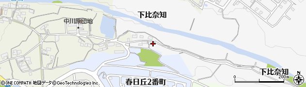 三重県名張市下比奈知1118周辺の地図