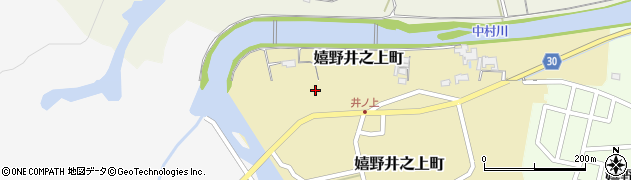 三重県松阪市嬉野井之上町周辺の地図