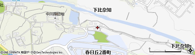 三重県名張市下比奈知1113周辺の地図