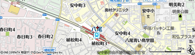 じゃんぼ總本店　ＪＲ八尾駅前店周辺の地図