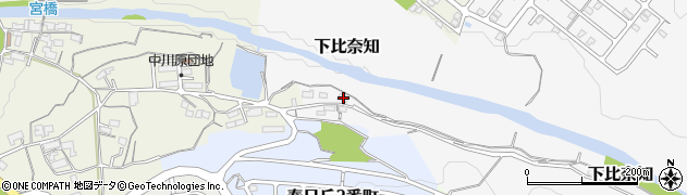 三重県名張市下比奈知1114周辺の地図